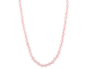 Rose quartz necklace