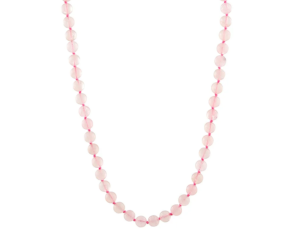 Rose quartz necklace