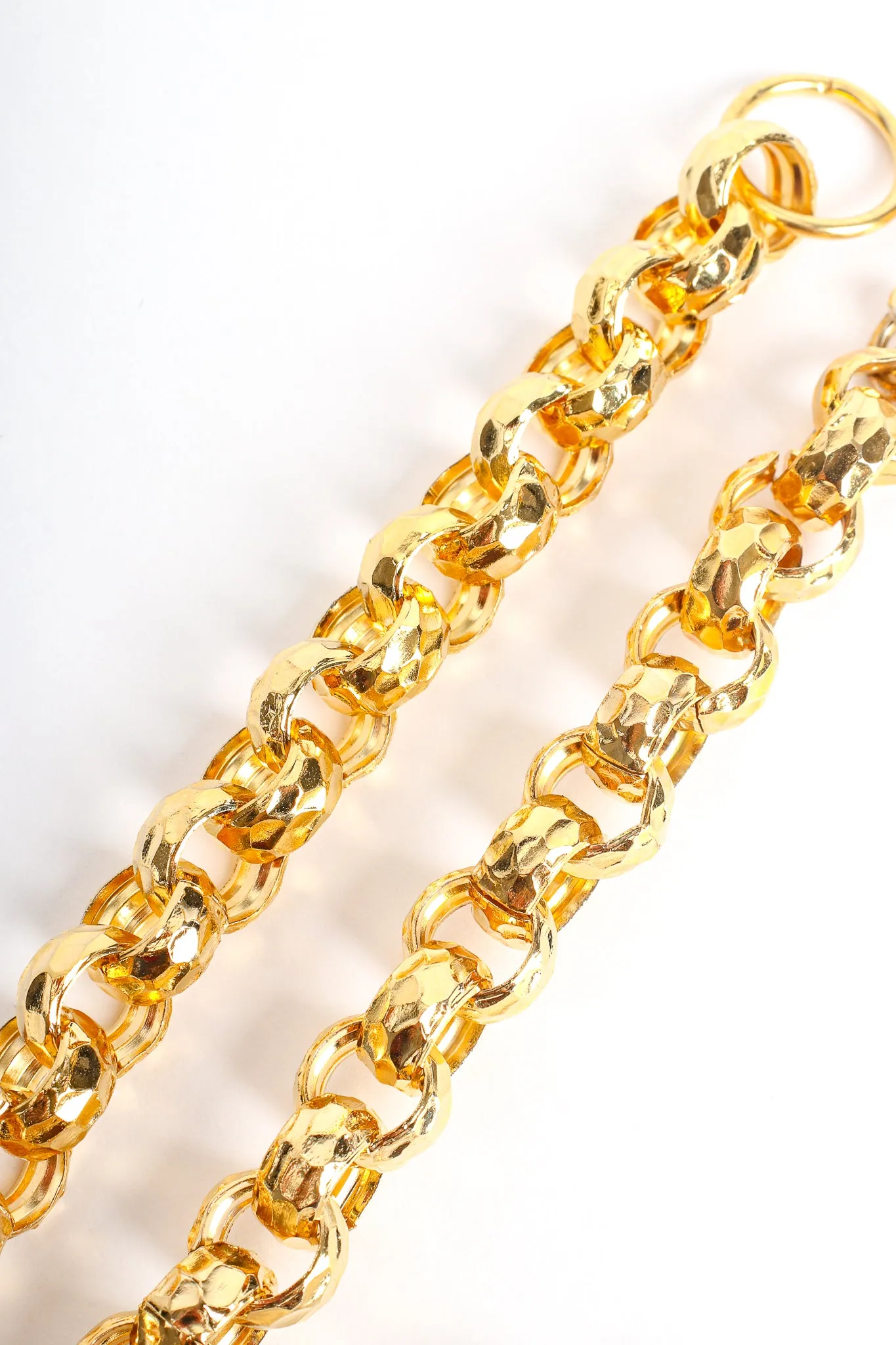 Sculpted Spiral Twist Drop Necklace