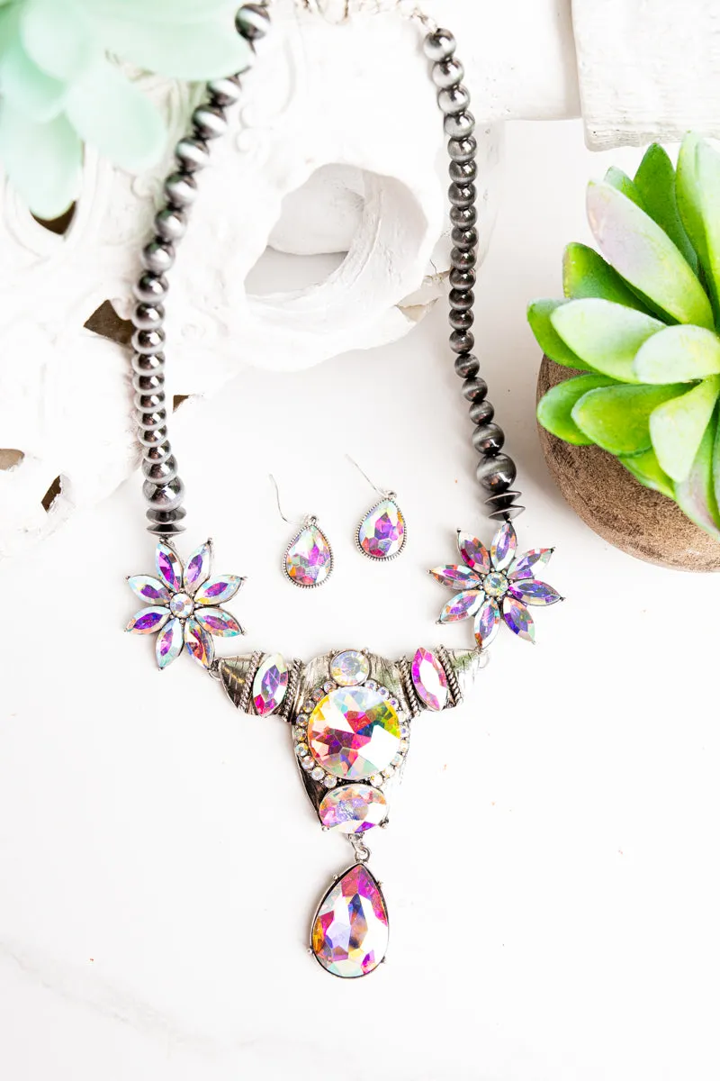 Sedona Steer Necklace and Earring Set