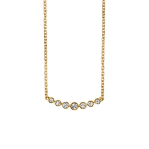 Seven Stone Diamond Necklace
