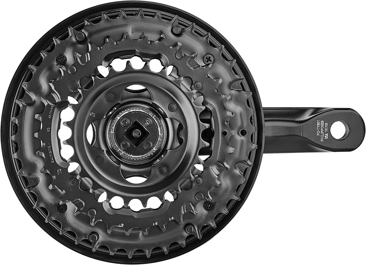 Shimano Tourney FC-TY301 Triple Chainset - 42/34/24T