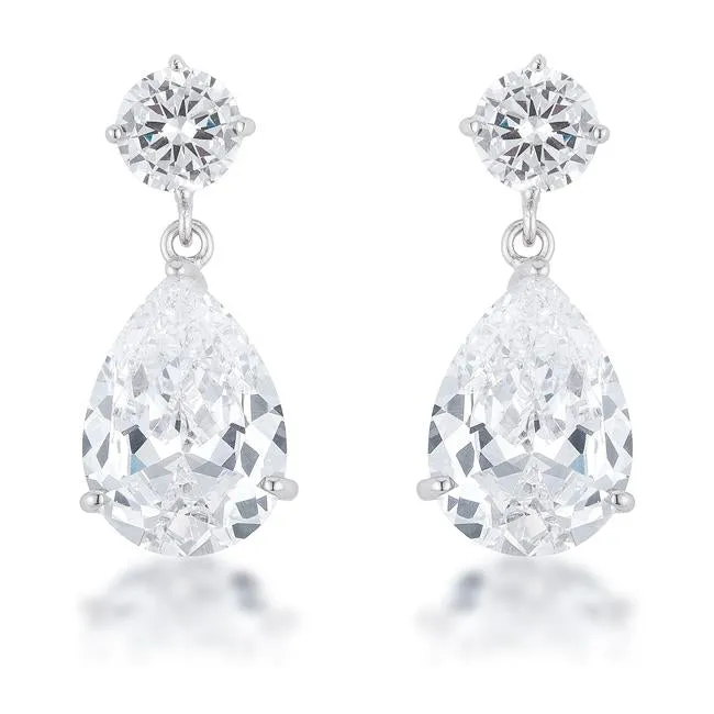 Shimmering CZ Earrings