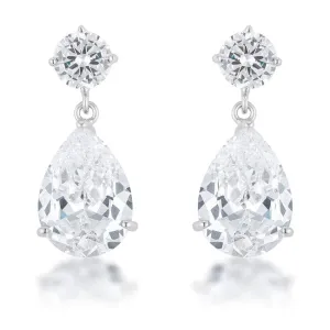 Shimmering CZ Earrings