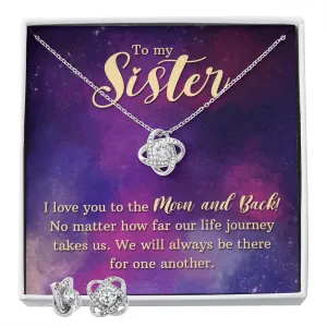 Sister Love Knot Jewelry Set-I love you