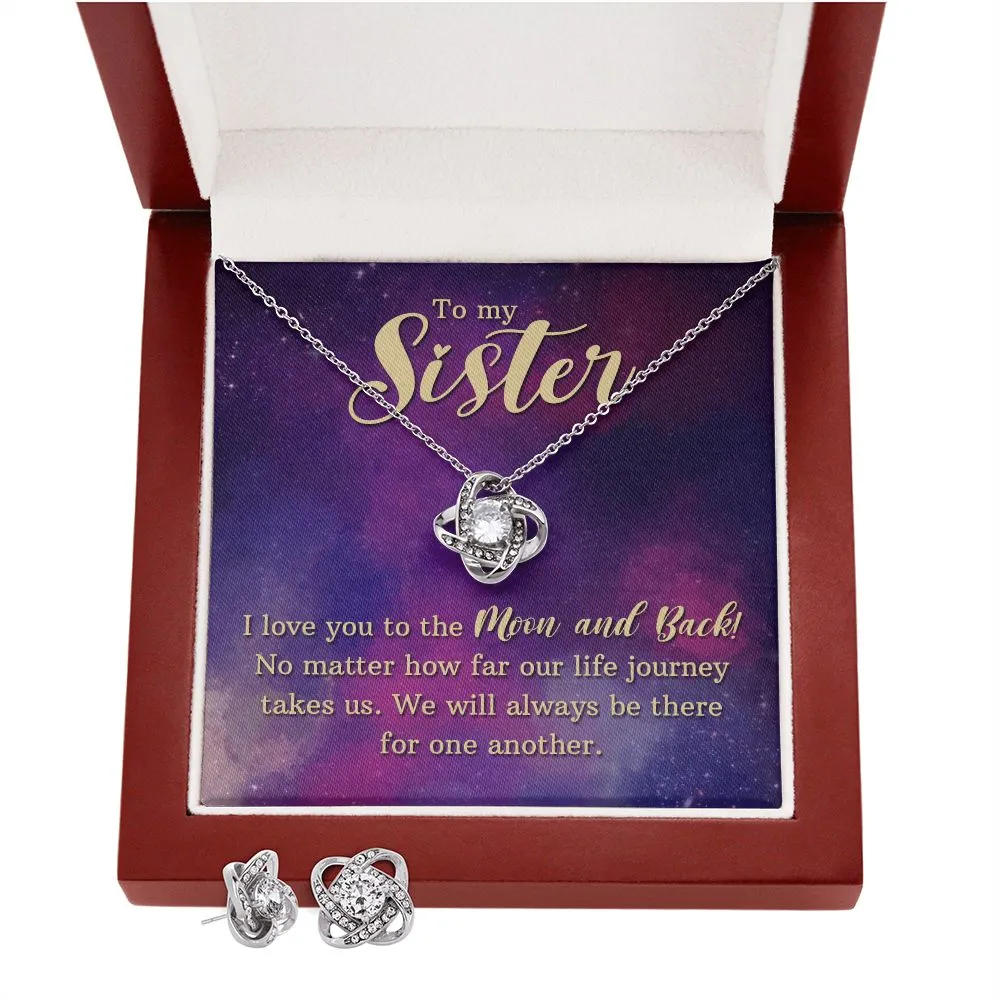 Sister Love Knot Jewelry Set-I love you