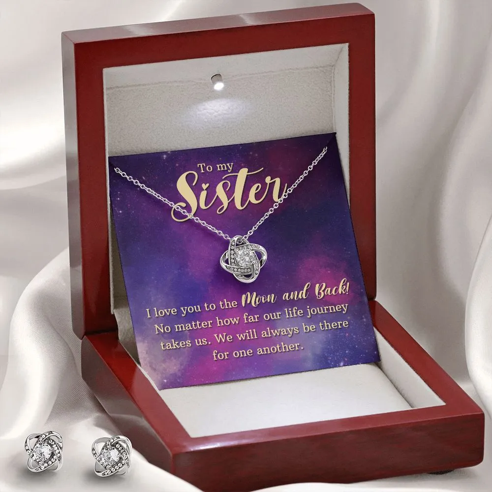 Sister Love Knot Jewelry Set-I love you