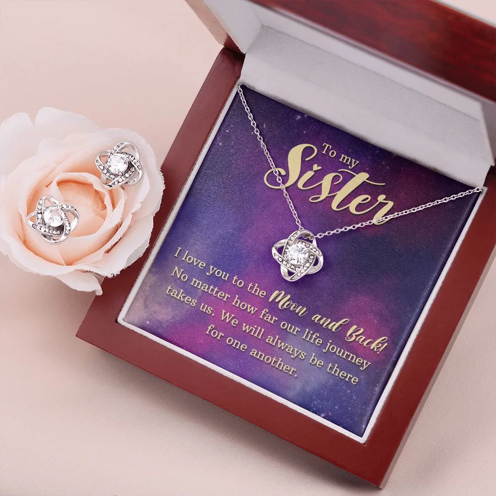 Sister Love Knot Jewelry Set-I love you