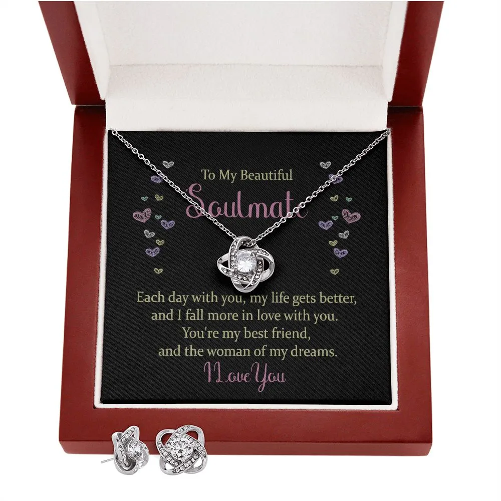 Soulmate Love Knot Jewelry Set- Each day with you