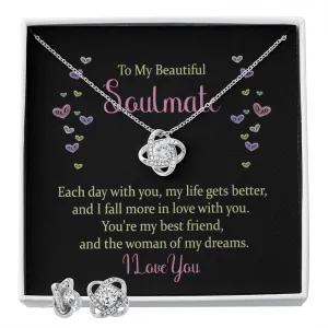 Soulmate Love Knot Jewelry Set- Each day with you