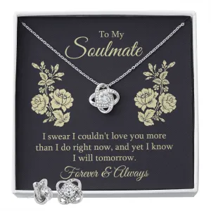 Soulmate Love Knot Jewelry Set-I couldn't love you more