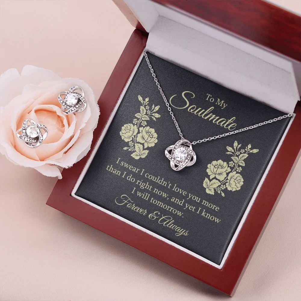 Soulmate Love Knot Jewelry Set-I couldn't love you more