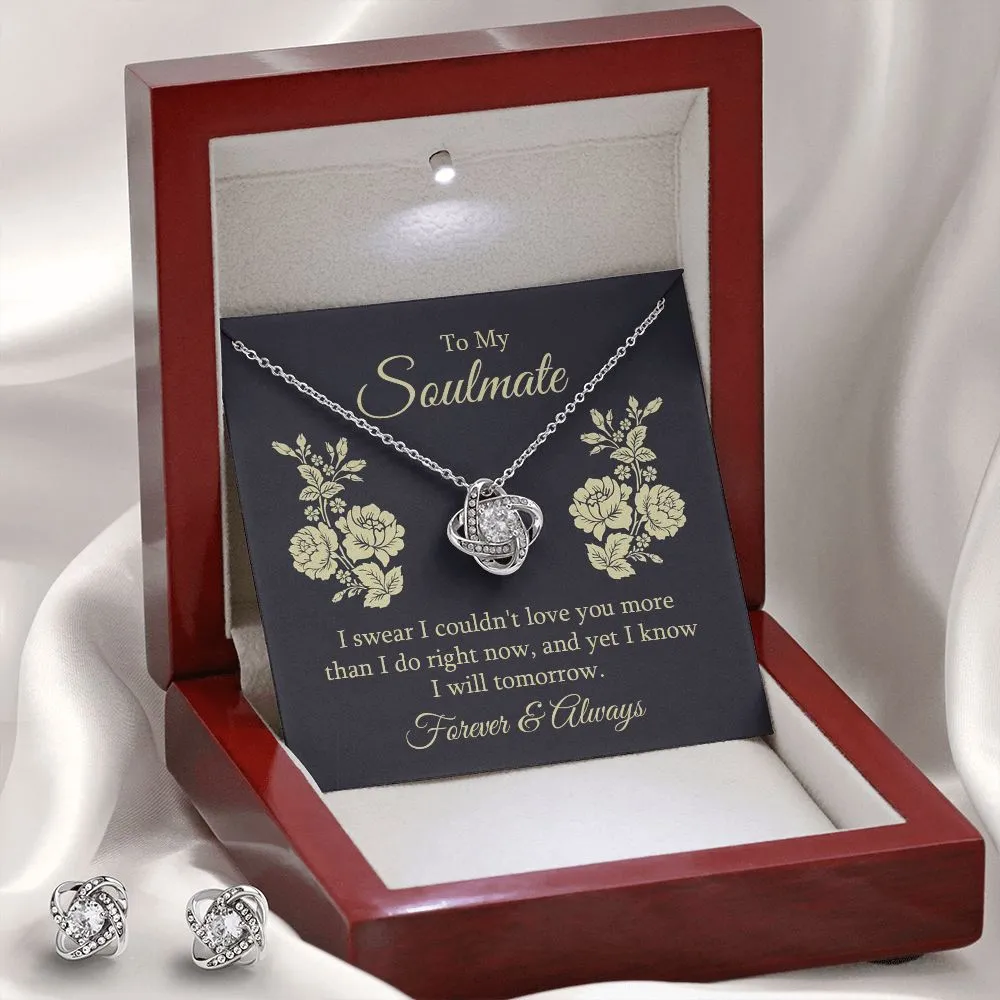 Soulmate Love Knot Jewelry Set-I couldn't love you more