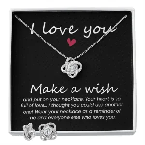 Soulmate Love Knot Jewelry Set-I love you