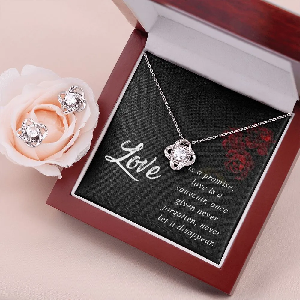 Soulmate Love Knot Jewelry Set-Love is a Promise