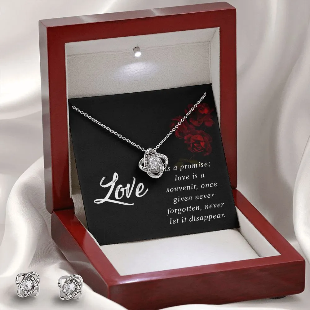 Soulmate Love Knot Jewelry Set-Love is a Promise