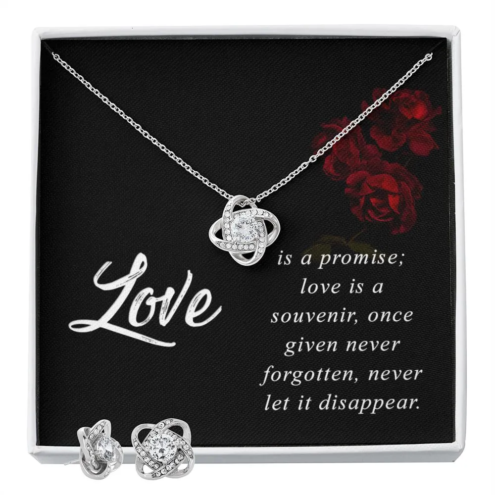 Soulmate Love Knot Jewelry Set-Love is a Promise