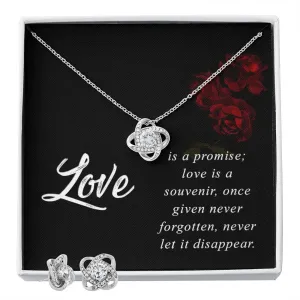 Soulmate Love Knot Jewelry Set-Love is a Promise