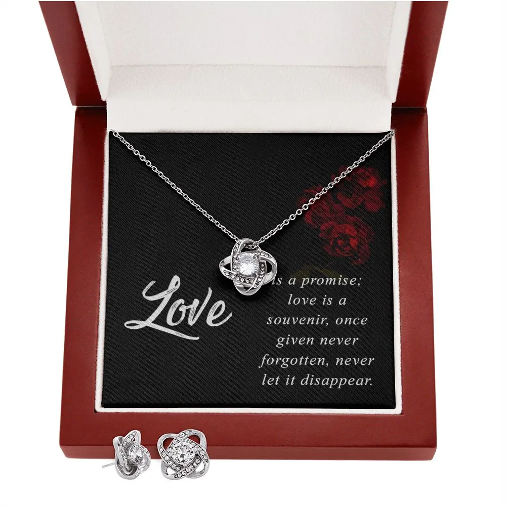 Soulmate Love Knot Jewelry Set-Love is a Promise