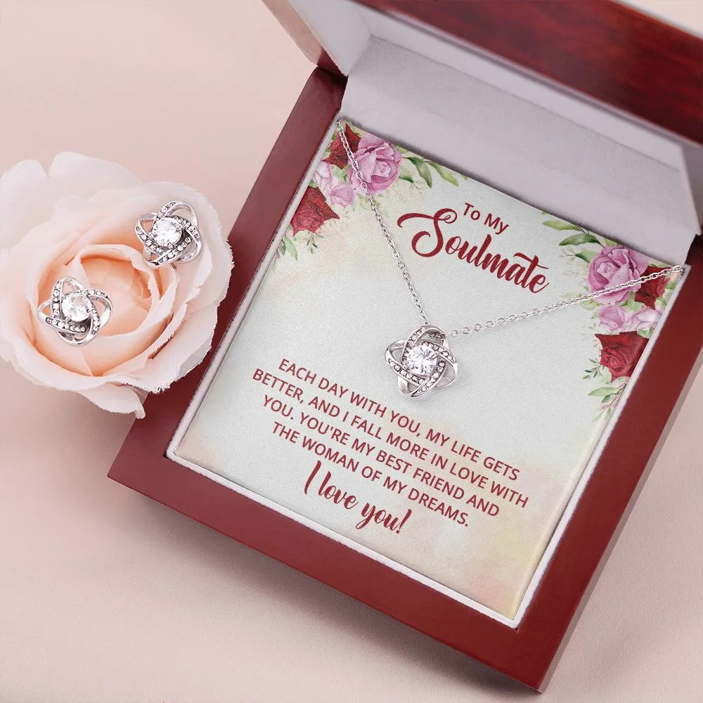 Soulmate Love Knot Jewelry Set-The woman of my dreams