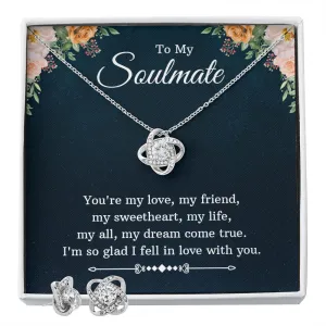 Soulmate Love Knot Jewelry Set-You're my love
