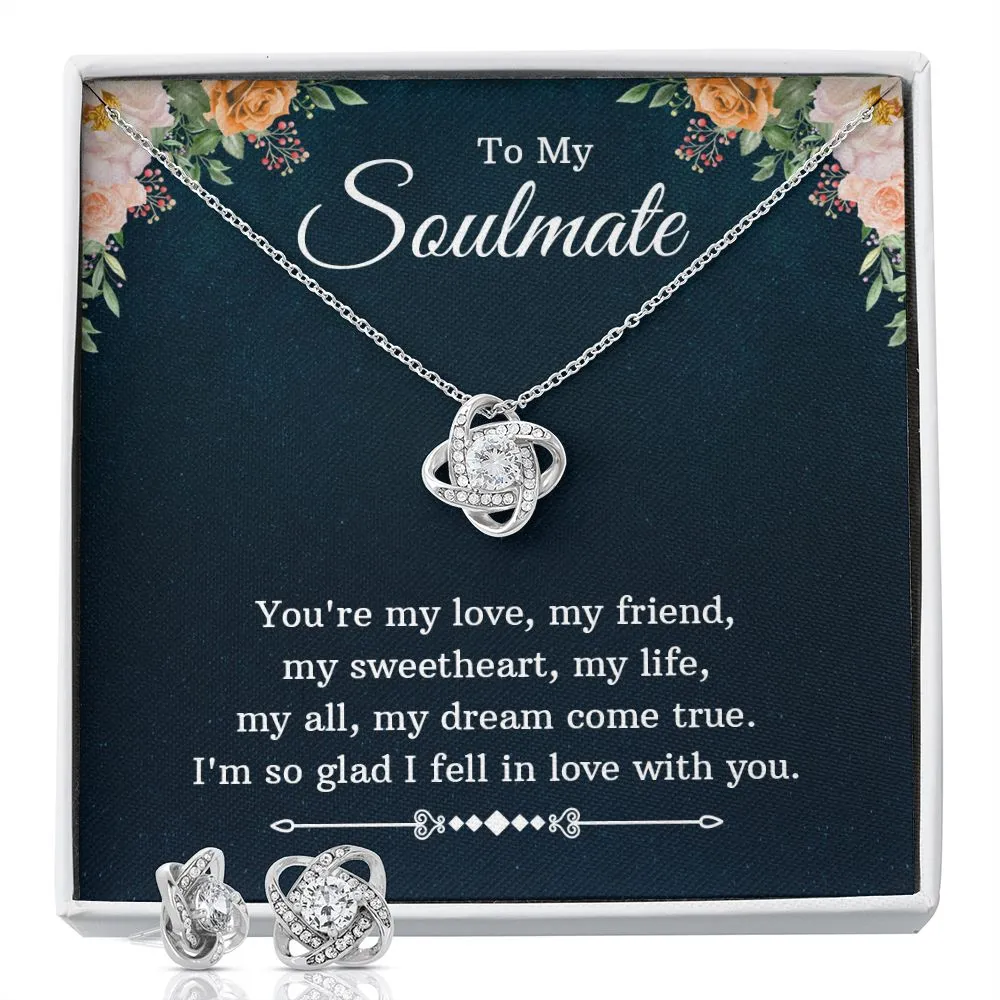 Soulmate Love Knot Jewelry Set-You're my love