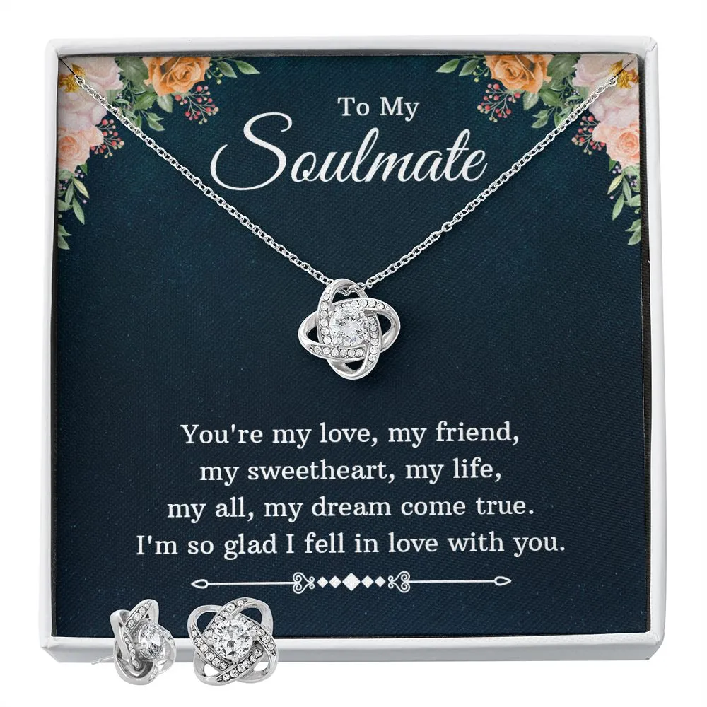 Soulmate Love Knot Jewelry Set-You're my love