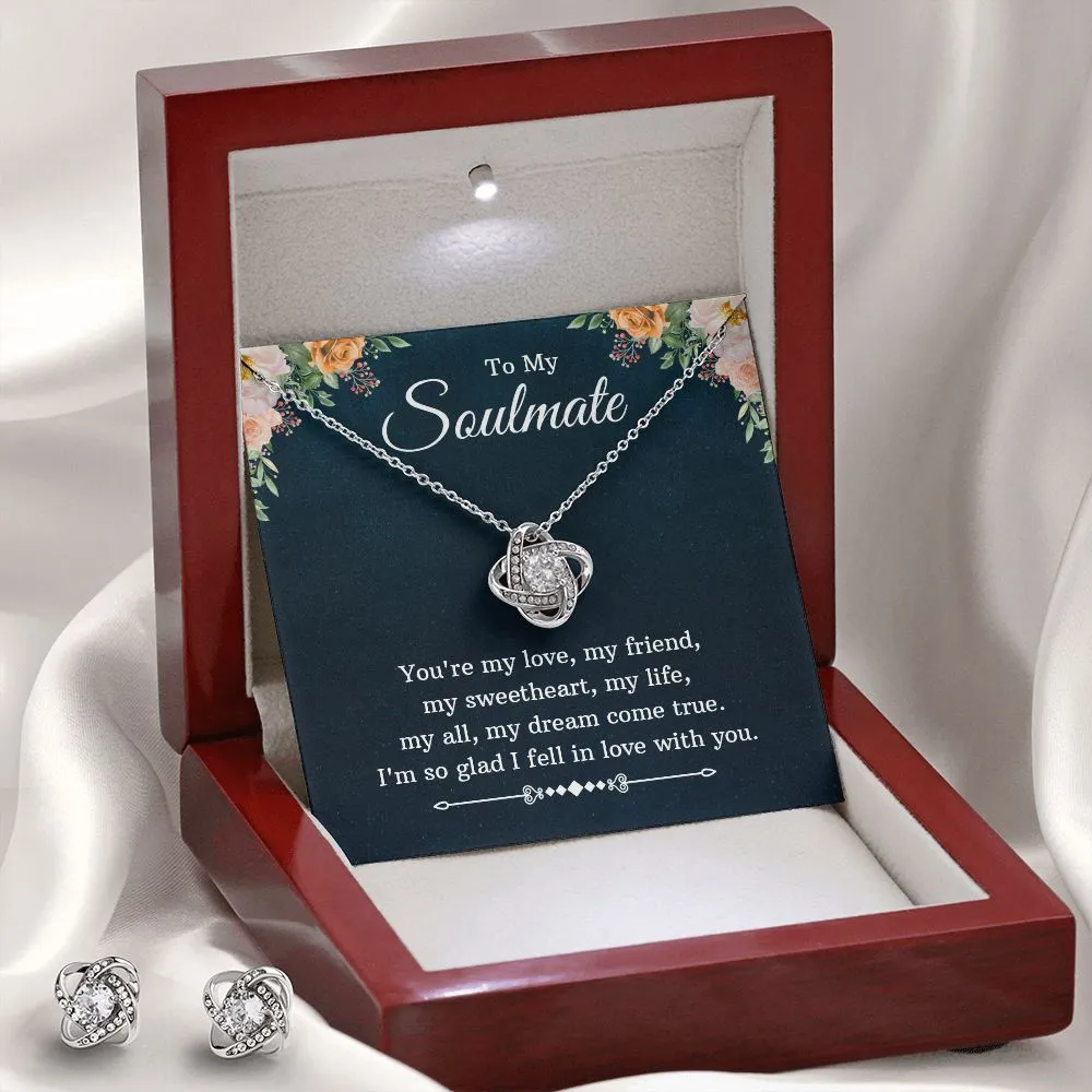 Soulmate Love Knot Jewelry Set-You're my love