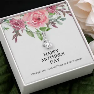Special Day Happy Mother's Day alluring Beauty Necklace