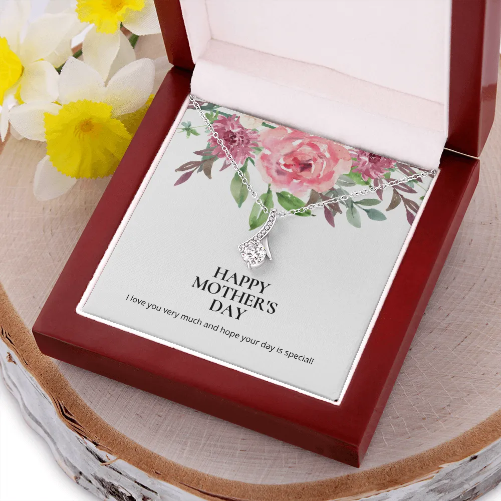 Special Day Happy Mother's Day alluring Beauty Necklace