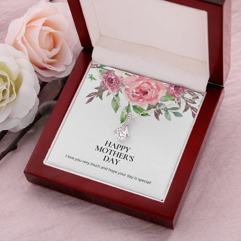 Special Day Happy Mother's Day alluring Beauty Necklace
