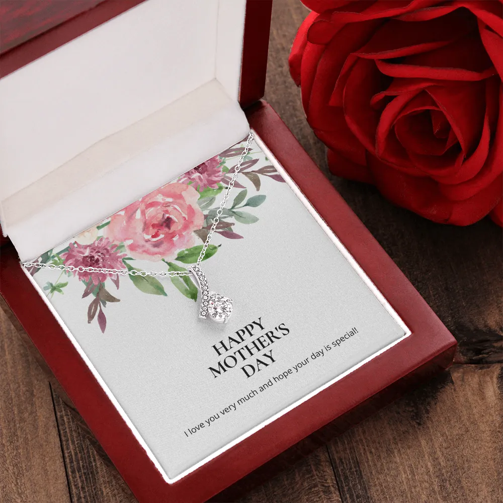 Special Day Happy Mother's Day alluring Beauty Necklace