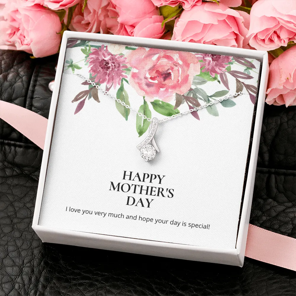 Special Day Happy Mother's Day alluring Beauty Necklace
