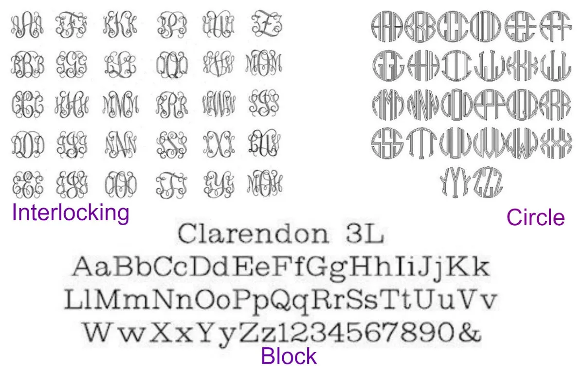Sterling Silver CZ Rimmed Monogram Necklace