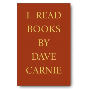 Strangelove Skateboards Dave Carnie - I Love Books - Zine