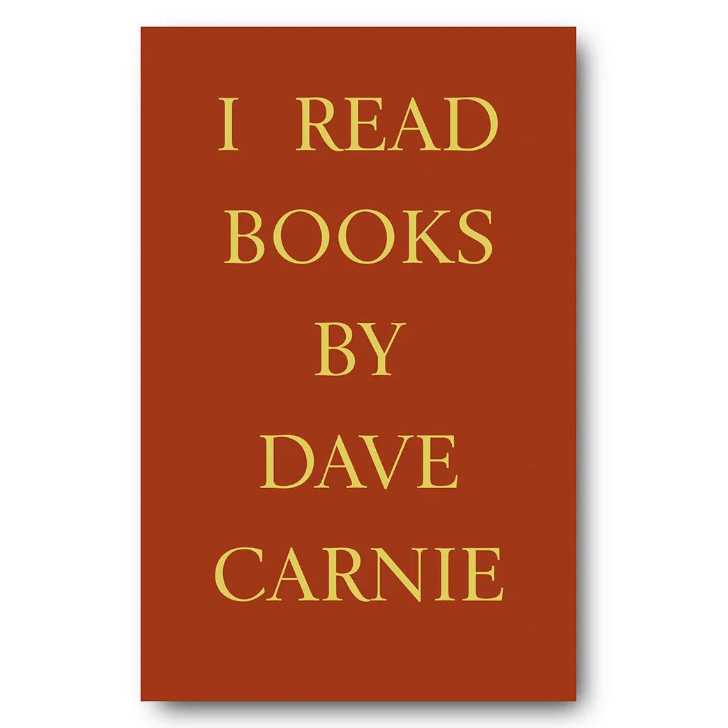 Strangelove Skateboards Dave Carnie - I Love Books - Zine