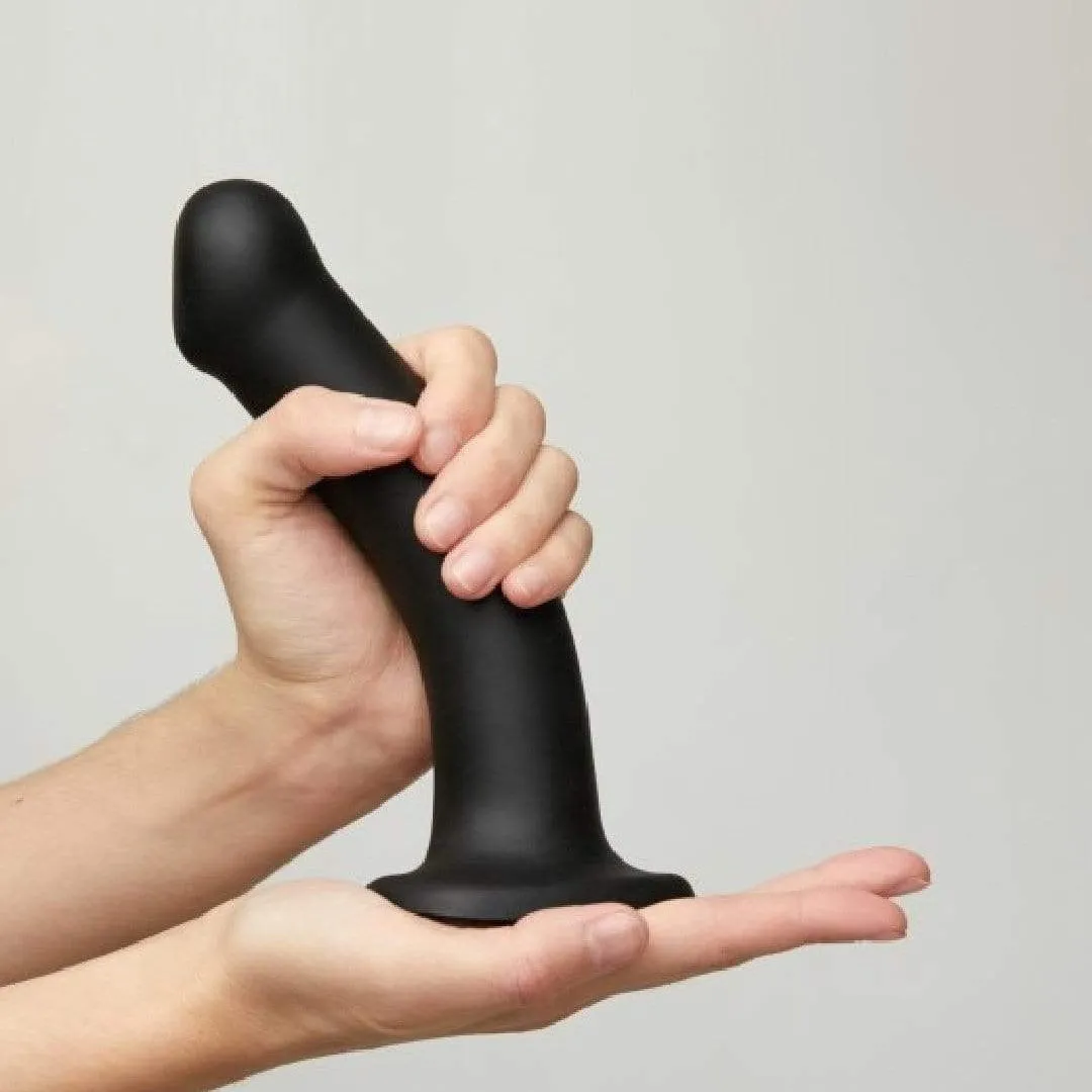Strap-On-Me Semi-Realistic XL Silicone Dildo - Black