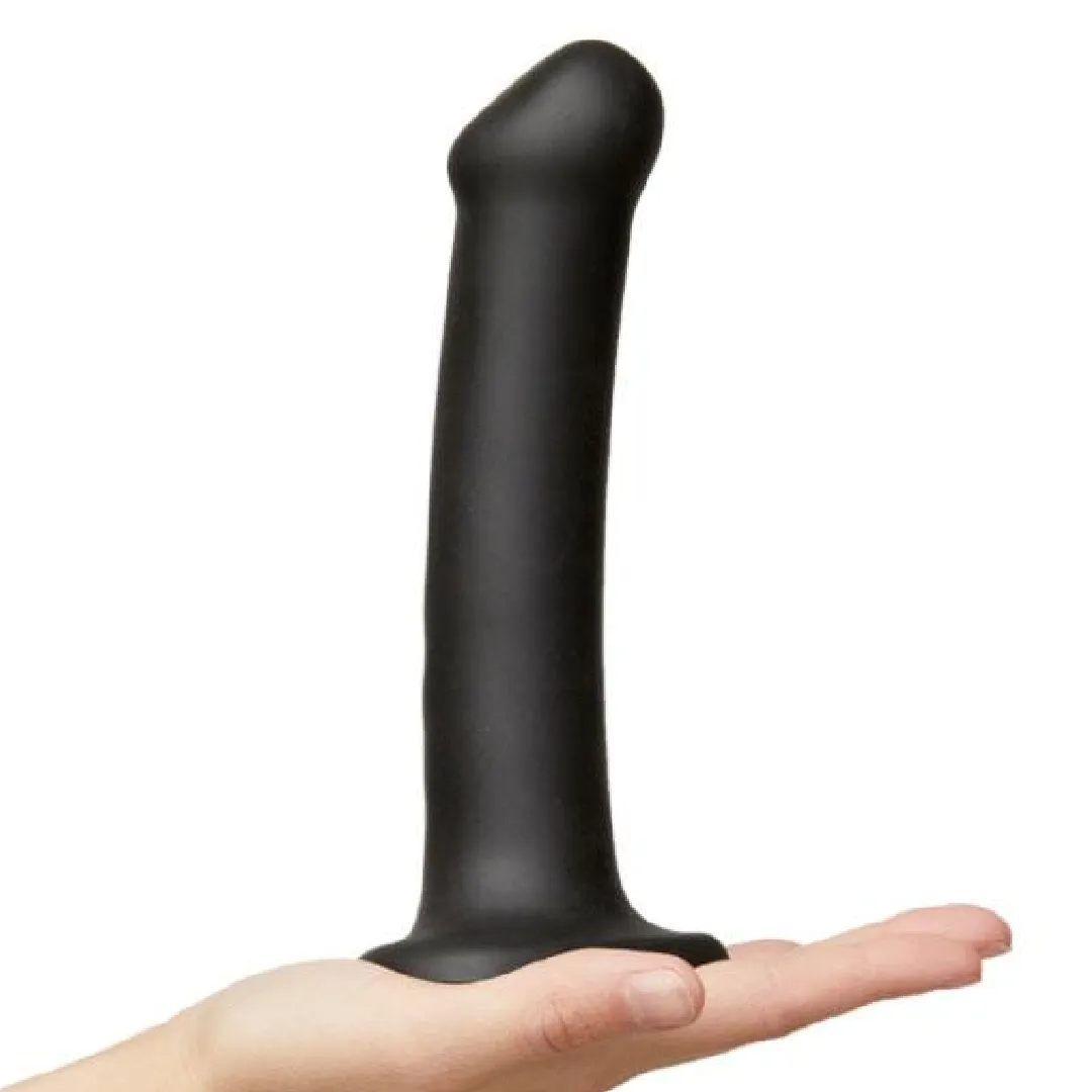 Strap-On-Me Semi-Realistic XL Silicone Dildo - Black