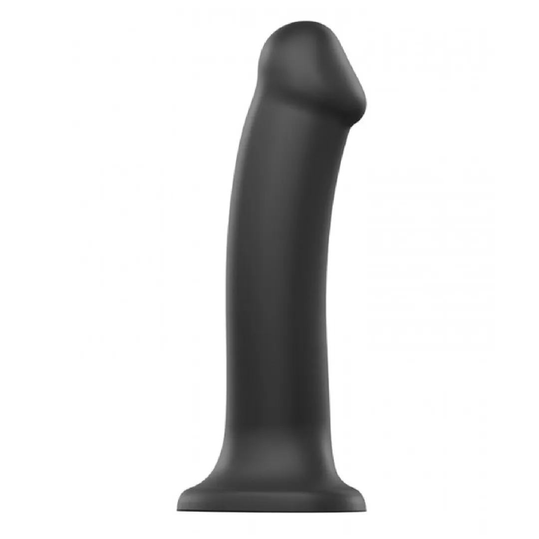 Strap-On-Me Semi-Realistic XL Silicone Dildo - Black