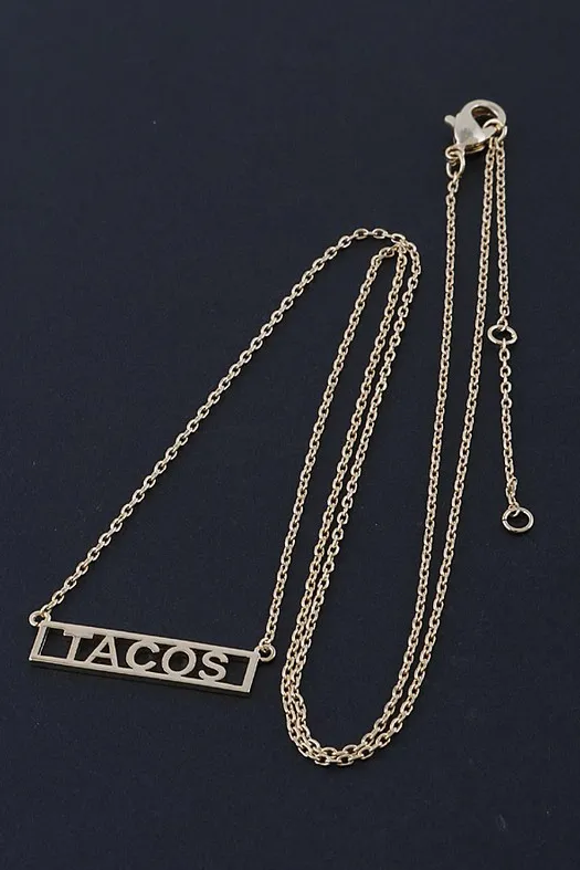 TACOS NECKLACE