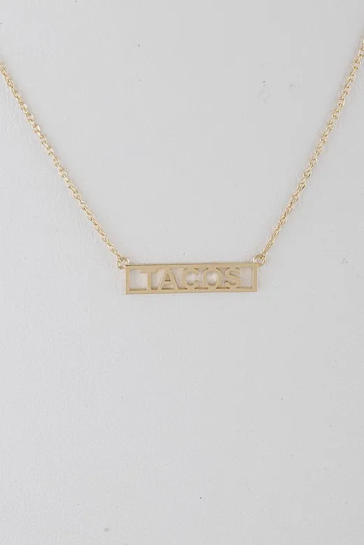 TACOS NECKLACE