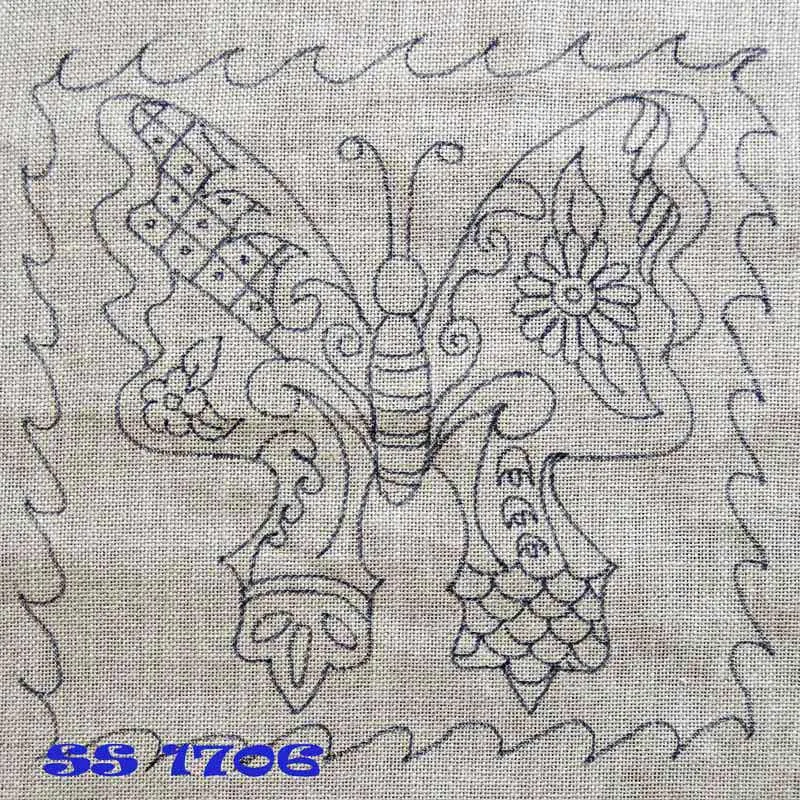 Talavera Butterfly Pillow Pattern