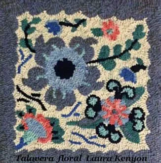 Talavera Floral Pillow Pattern