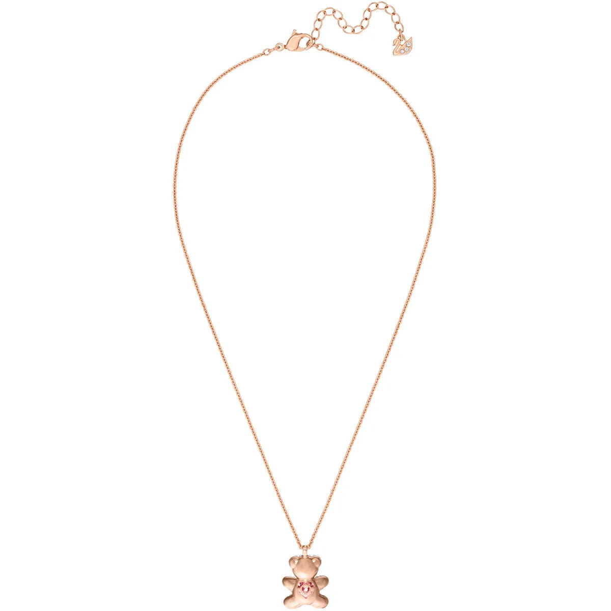 Teddy Multi-Colored Rose Gold-Plating Pendant Necklace