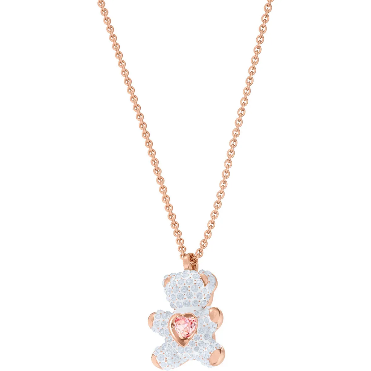 Teddy Multi-Colored Rose Gold-Plating Pendant Necklace