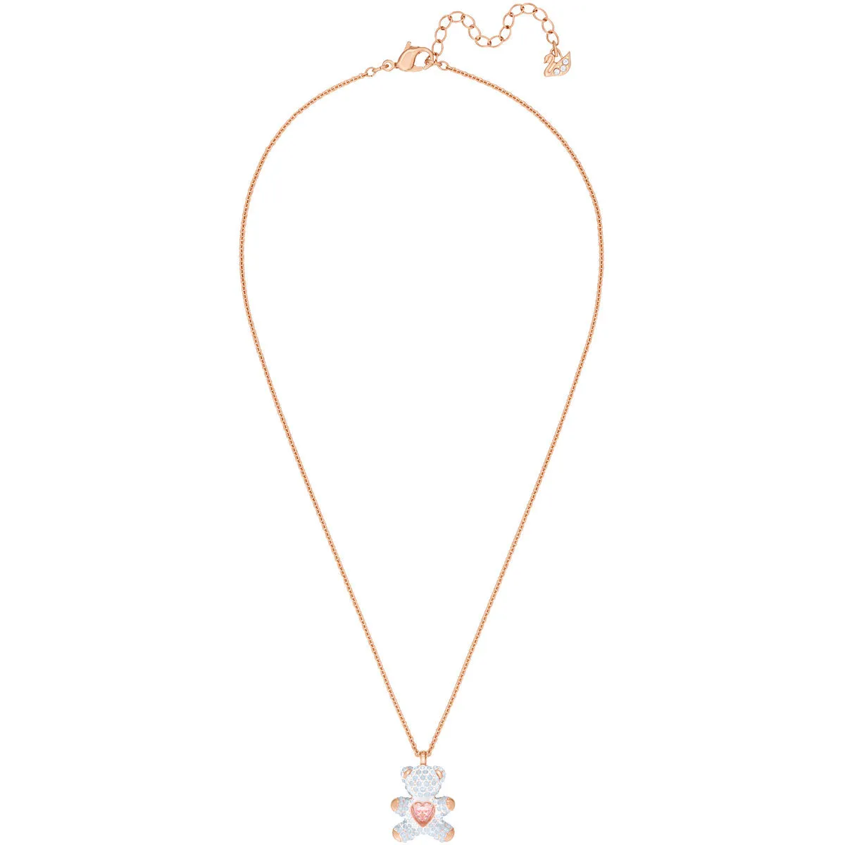 Teddy Multi-Colored Rose Gold-Plating Pendant Necklace