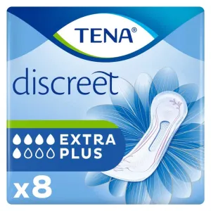 TENA Lady Discreet Extra Plus Towels/Incontinence Pads - Pack of 8