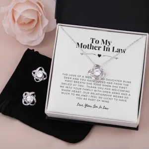 Thank you for welcoming me, From Son in law-Love Knot Set