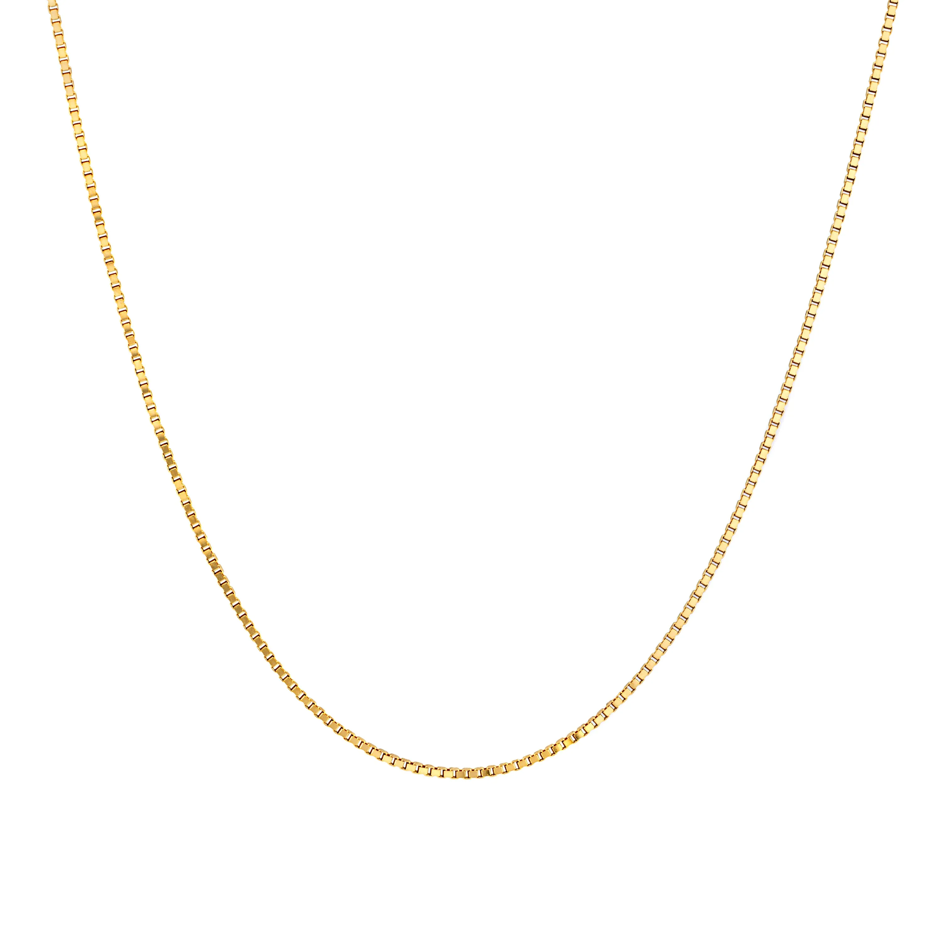 The 14K Yellow Gold Slight Shimmer Adjustable Bolo Necklace