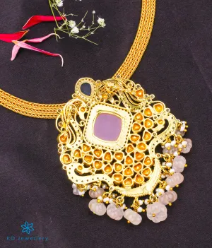 The Ritika Silver Kundan Pendant